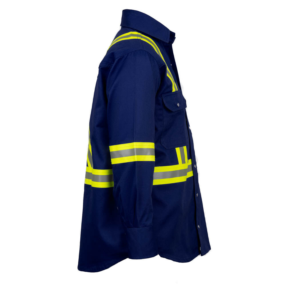 Just In Trend Flame-Resistant High-Visibility Shirt 100% Cotton