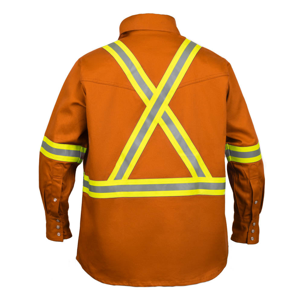 Just In Trend Flame-Resistant High-Visibility Shirt 100% Cotton