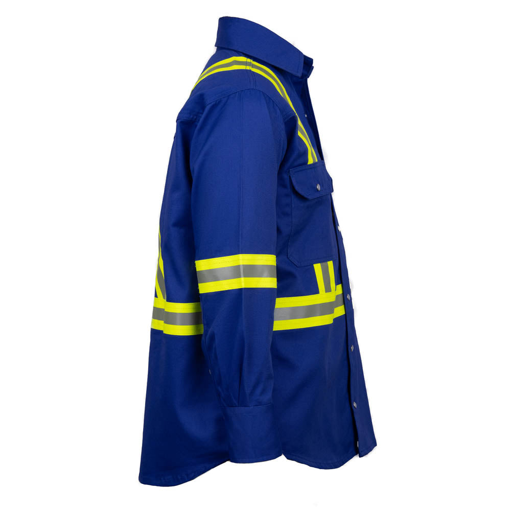 Just In Trend Flame-Resistant High-Visibility Shirt 100% Cotton