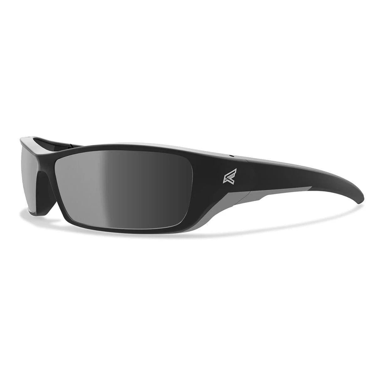 Edge Reclus Safety Glasses-SR117-Black Frame - Silver Mirror Lens-Safety Glasses USA-1