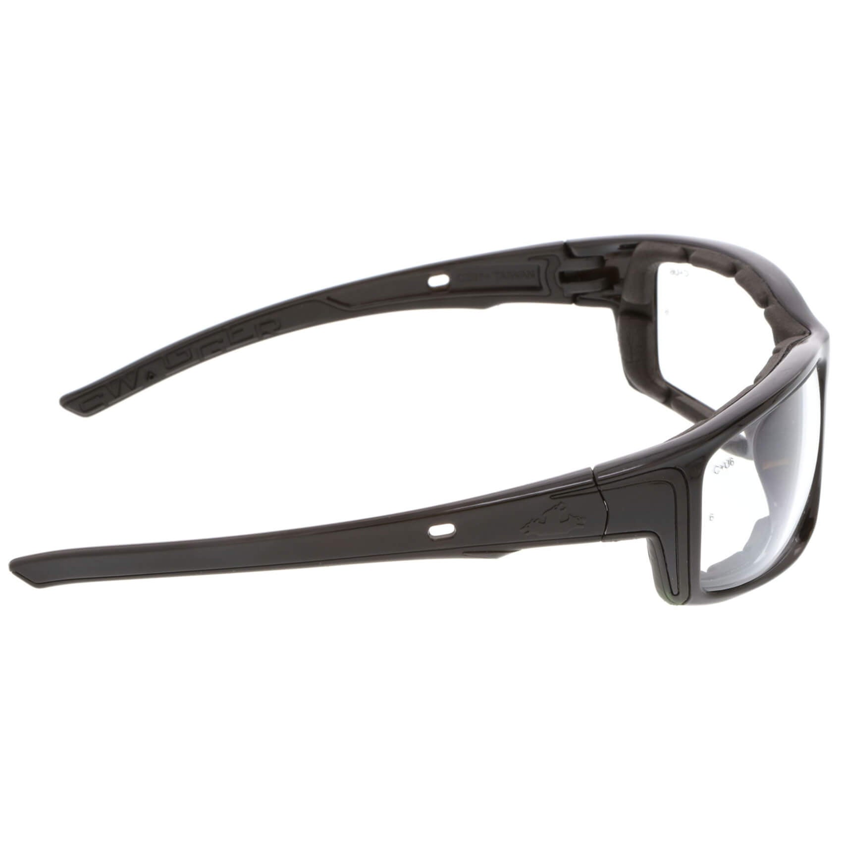 MCR Safety Swagger SR5 Foam-Lined Safety Glasses with Black Frame and Clear MAX6 Anti-Fog Lens-Safety Glasses USA-4