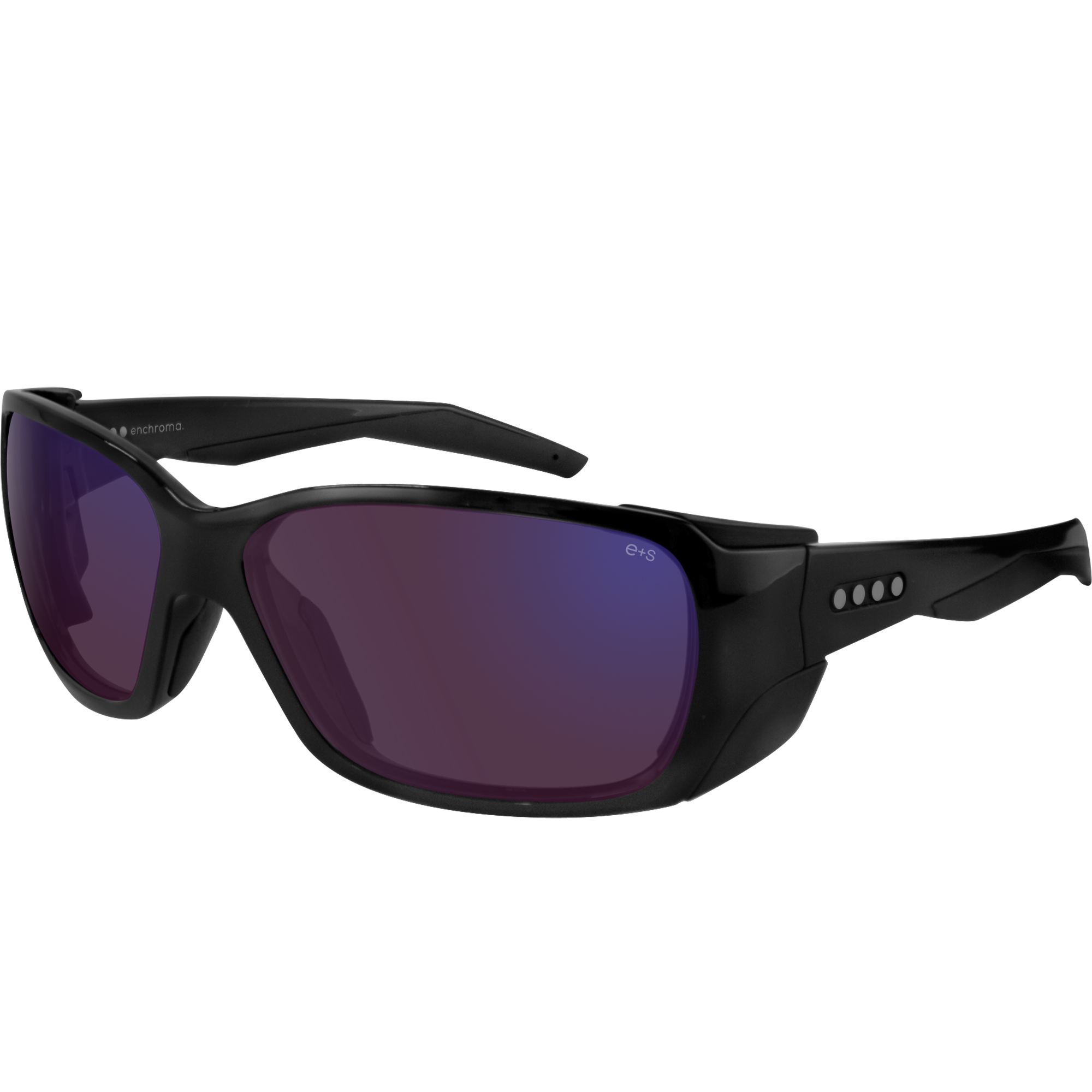 EnChroma Summit Color Blind Safety Glasses with Outdoor Protan Lens Front