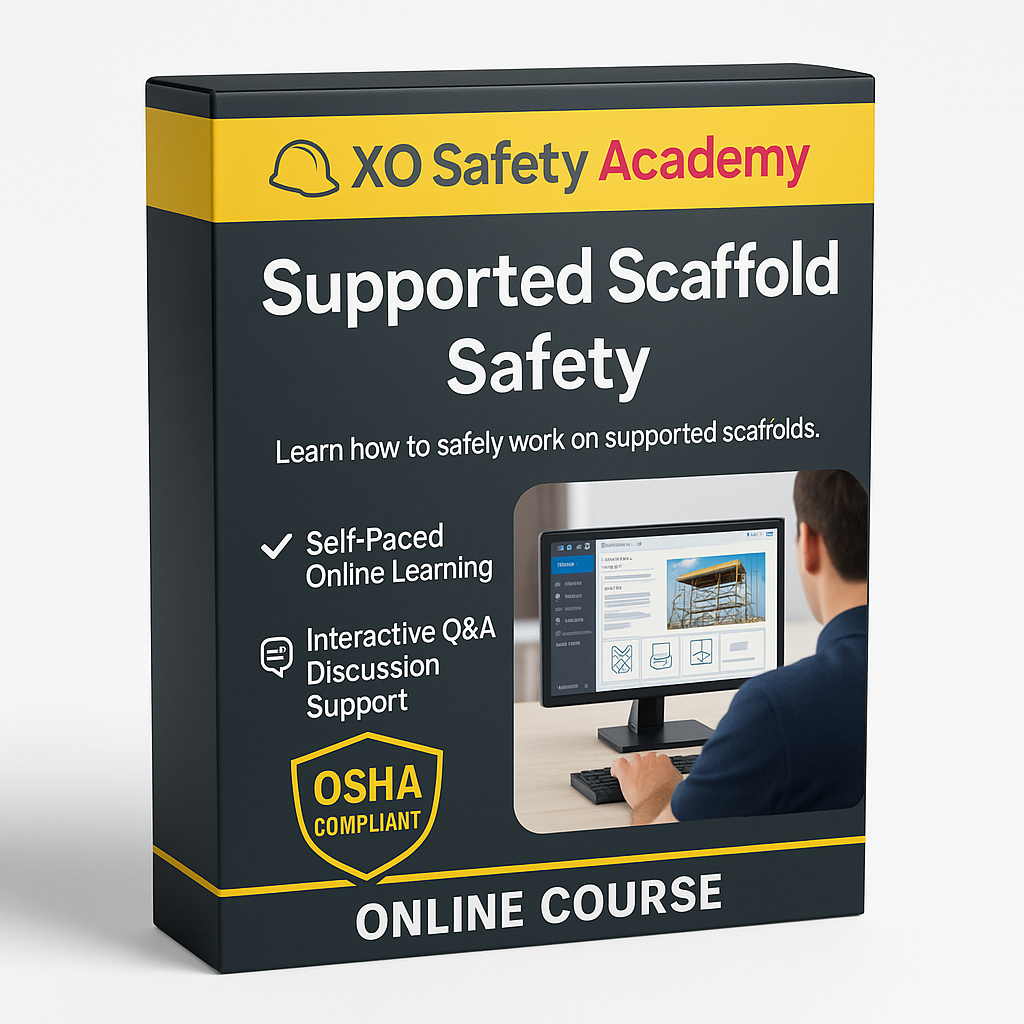 XO Safety Supported Scaffold Safety Online Course