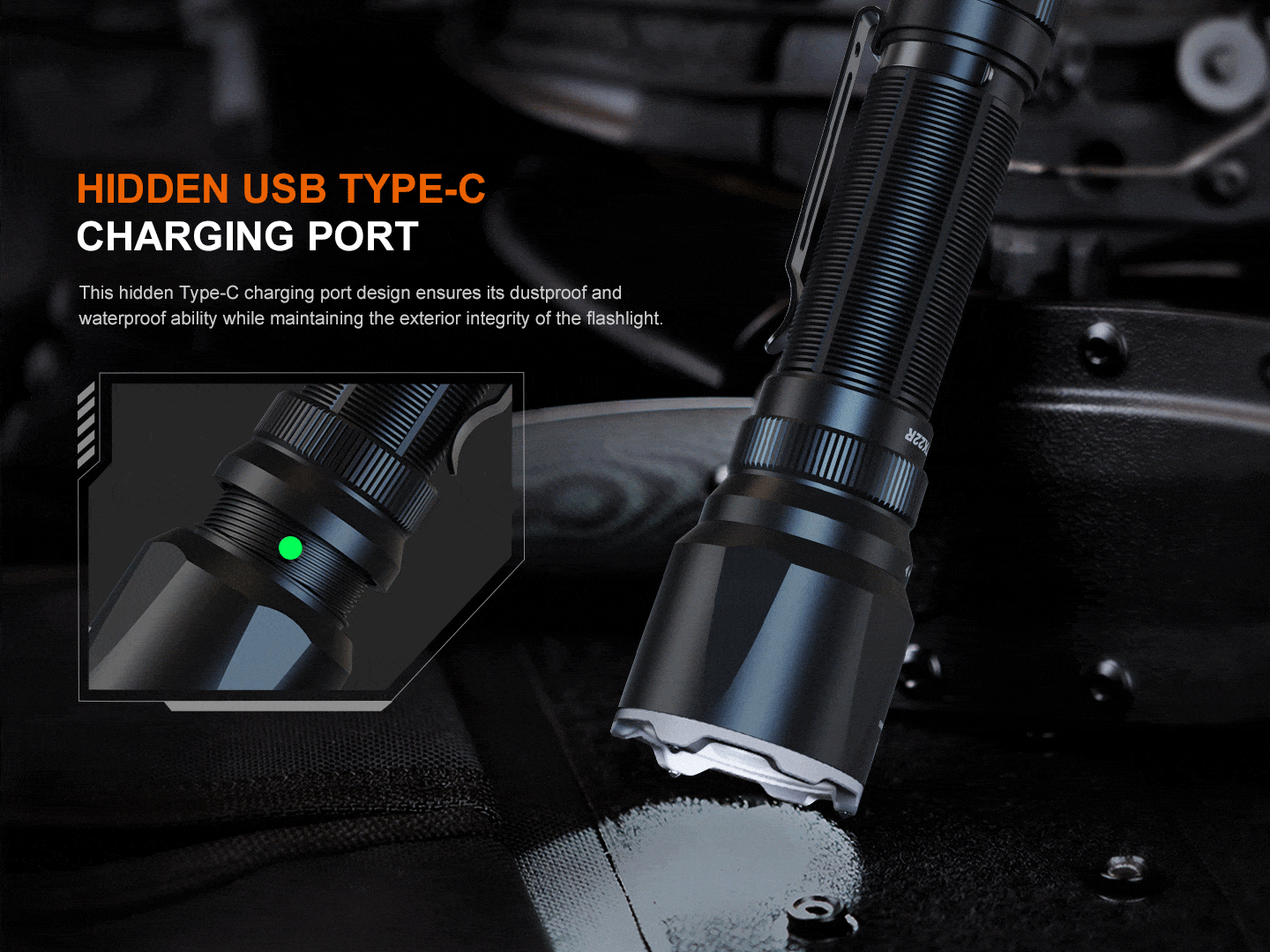Fenix TK22R Rechargeable Tactical & Duty Flashlight - 3200 Lumens-FX-TK22R-Safety Glasses USA-9