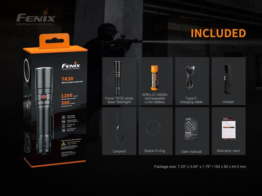 Fenix TK30 White Laser LED Flashlight-sku-44858591215912-Safety Glasses USA-15