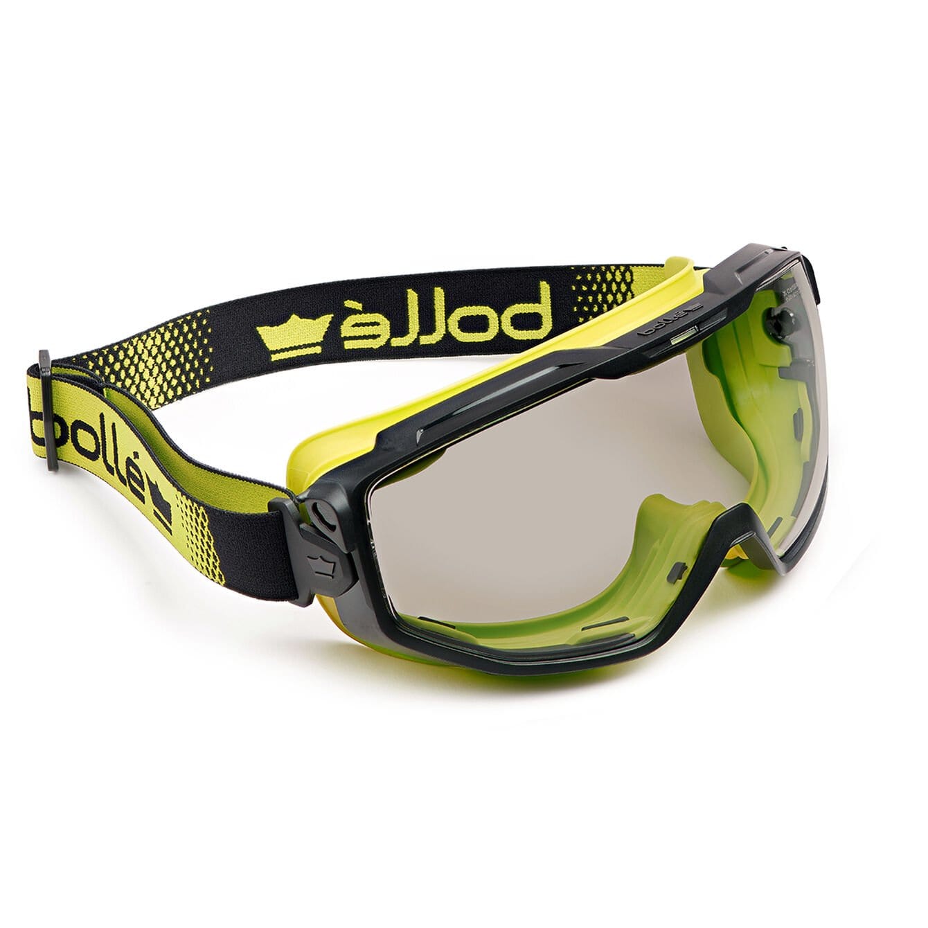 Bolle Universal Goggle Anti-Fog Safety Goggles-BOL-UNIVGN30W-Copper Lens Yellow Frame Vented with Foam-Safety Glasses USA-1