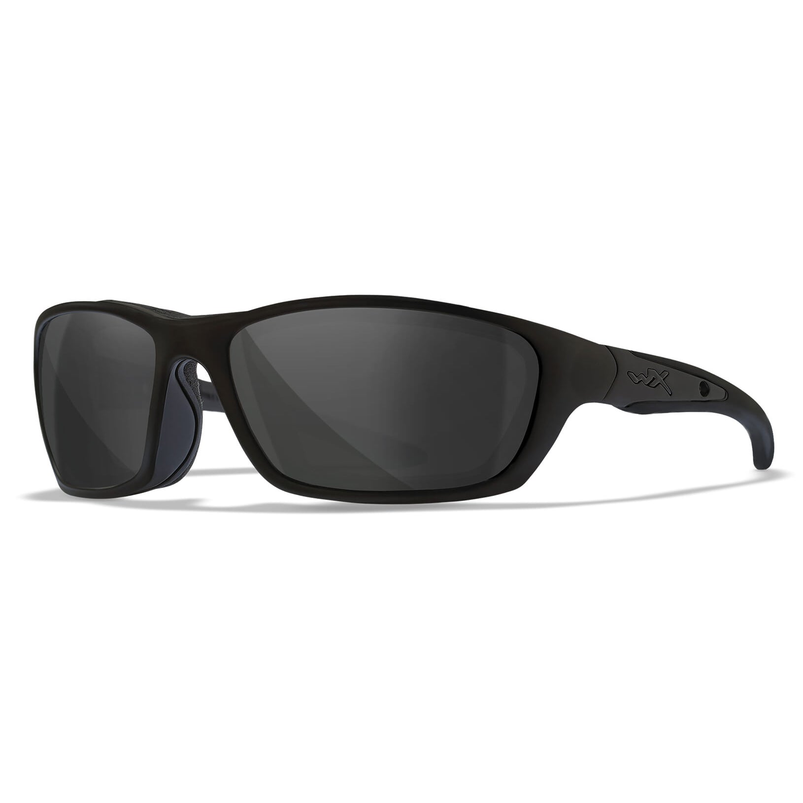 Wiley X Brick Safety Sunglasses with Matte Black Frame and Gray Lens