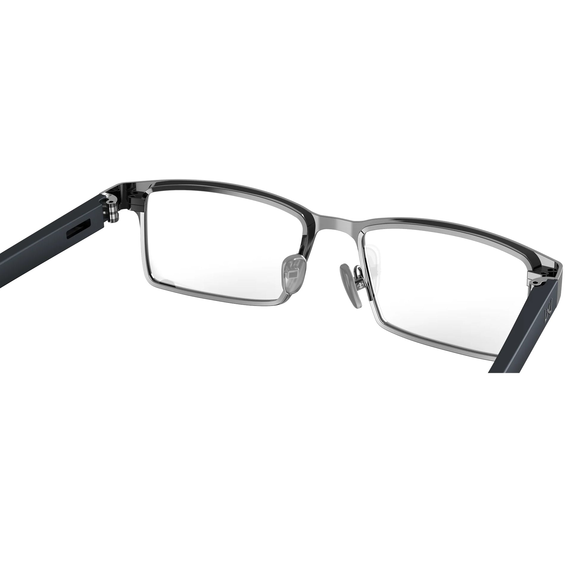 Wiley X TIG Worksight prescription safety glasses with silver metal frames and black temples.