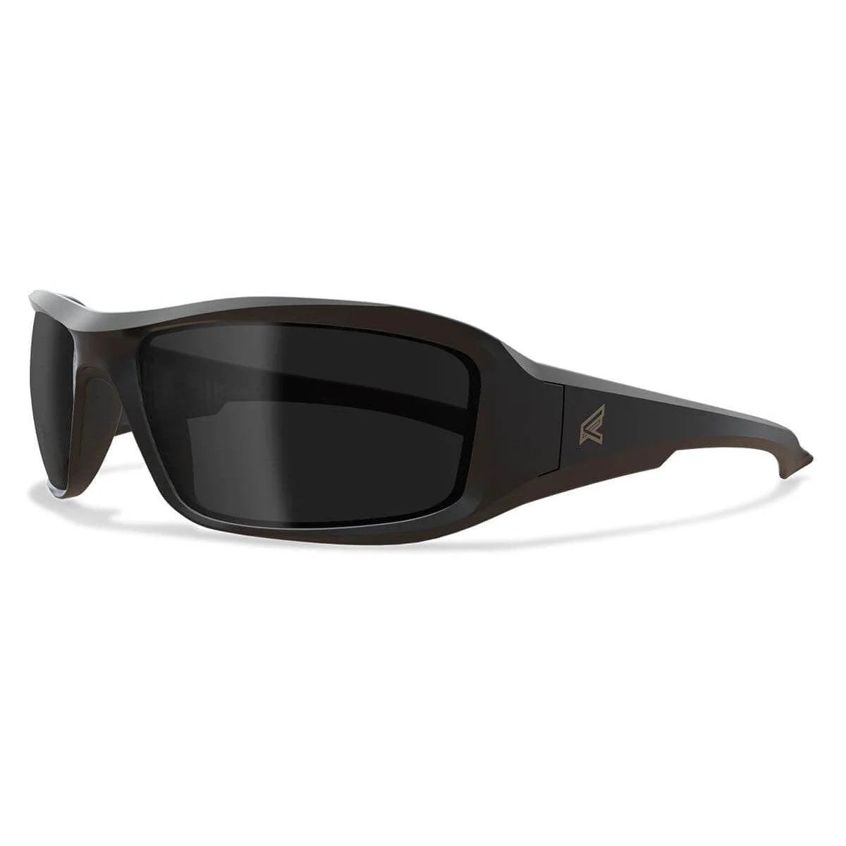 EDGE Brazeau Safety Glasses with Black Frame and Polarized Smoke Vapor Shield Lenses