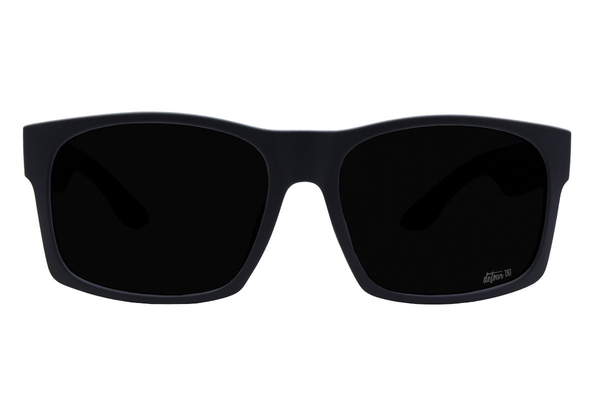 Detour Big Kahuna XL Z87 Safety Glasses with Matte Black Frame and Polarized Jet Black Lens-BIG KAHUNA-309-Safety Glasses USA-6