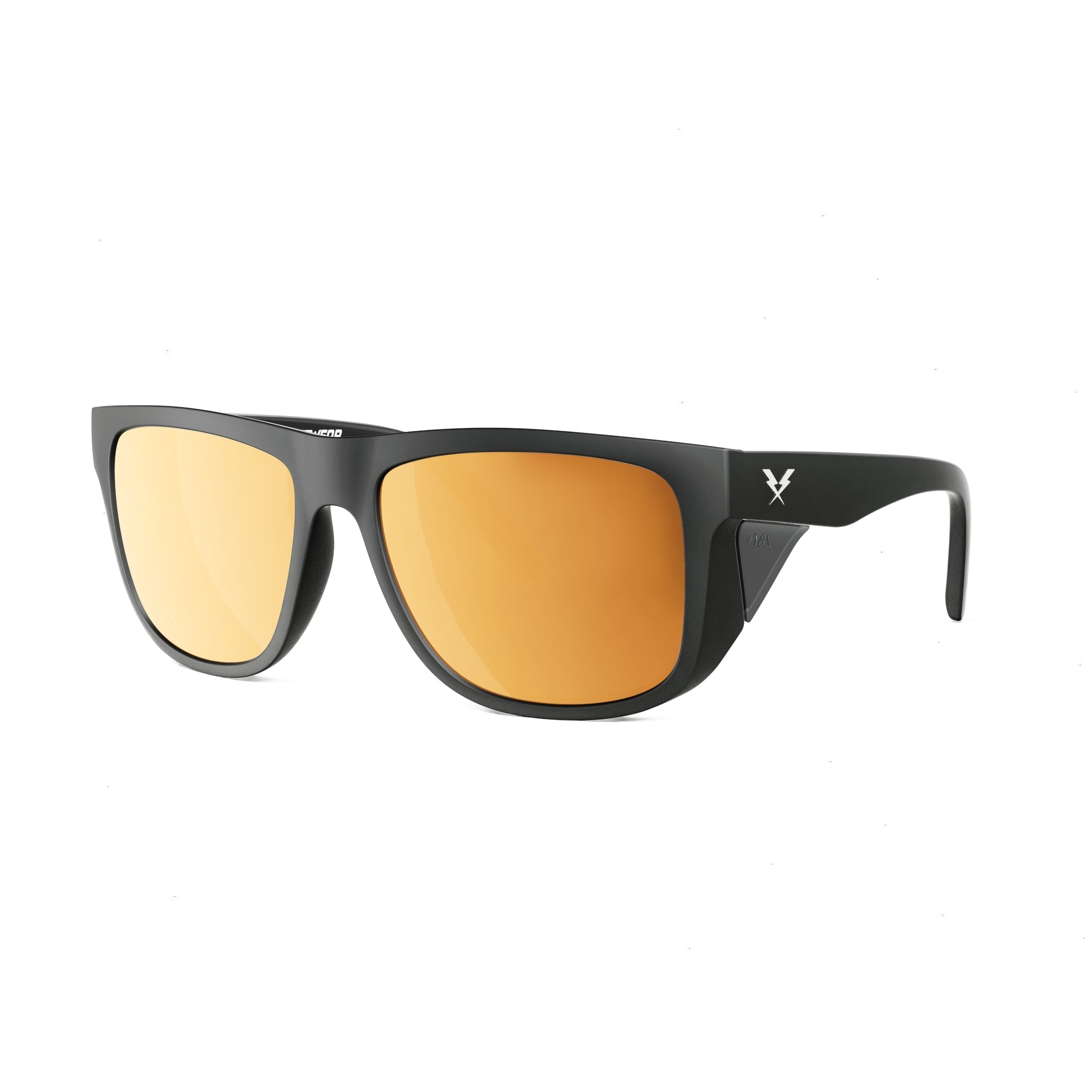 CO Eyewear A Phase Z87+ Safety Glasses with Matte Black Frame-gold-Polarized Gold Mirror Lens-Safety Glasses USA-8