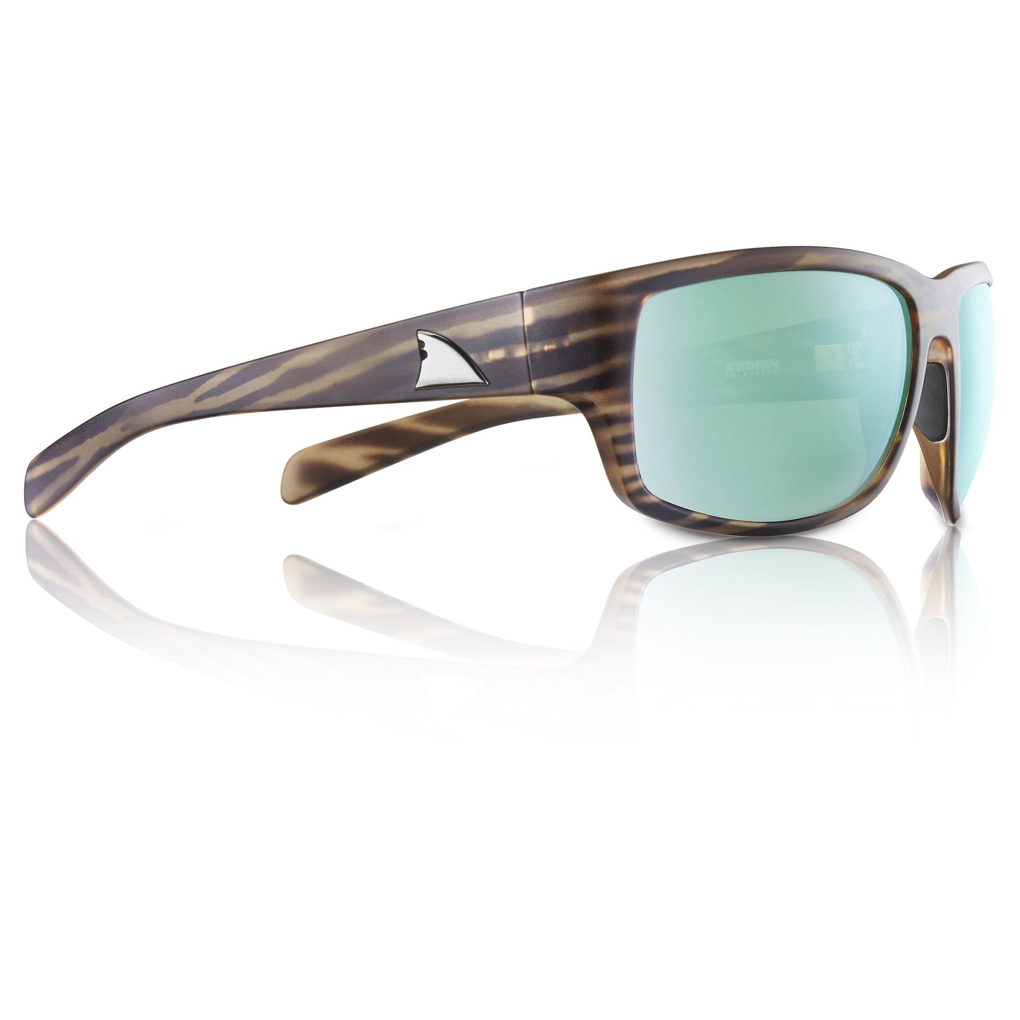 RedFin Amelia Polarized Fishing Sunglasses-Matte Honey Drift-Amber Green-sku-43192540692657-Safety Glasses USA-1