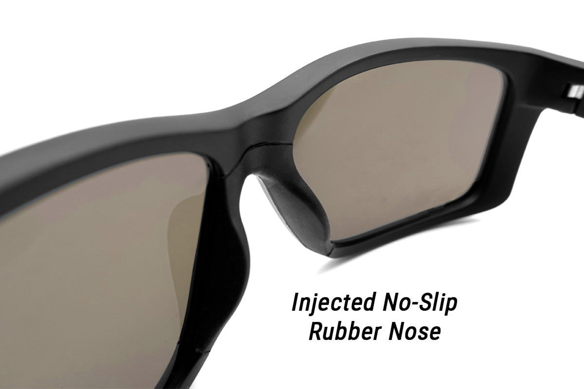 Detour Breach XL Z87+ Safety Glasses with Matte Black Frame and Polarized Green Machine Lens-BREACH_XL-531-Safety Glasses USA-4