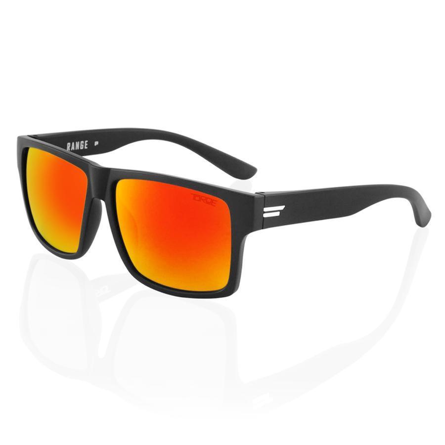 TOROE RANGE Polarized Sunglasses-RANGE-MBLK-W-RED-White-7