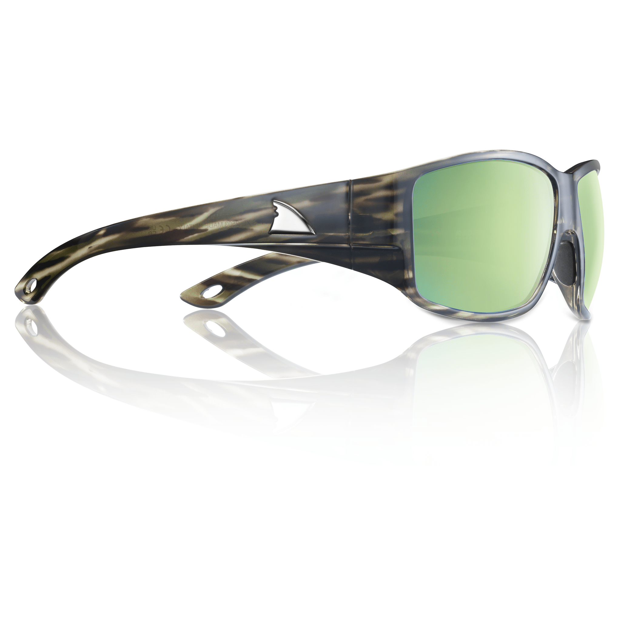 RedFin Grand Banks XL Polarized Fishing Sunglasses-2503-Driftwood - Seagrass-Safety Glasses USA-14