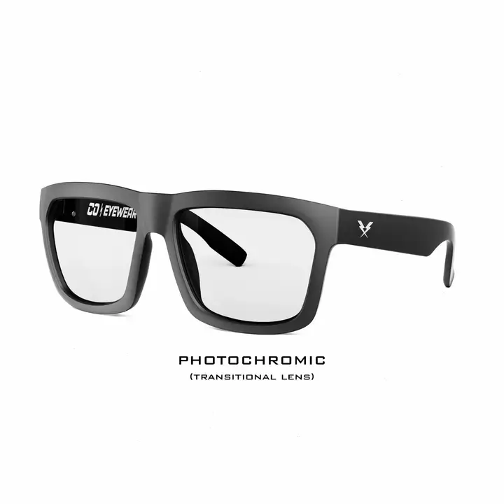 CO Eyewear Hard Money Z87 XL Safety Glasses with Matte Black Frame-tranh-Photochromic Lenses-Safety Glasses USA-12