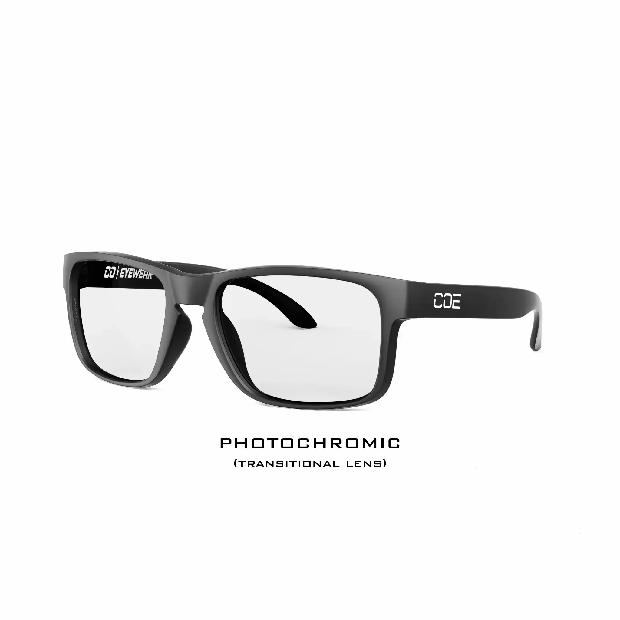 CO Eyewear Loki Z87 Safety Glasses with Matte Black Frame-transl-Photochromic-Safety Glasses USA-10