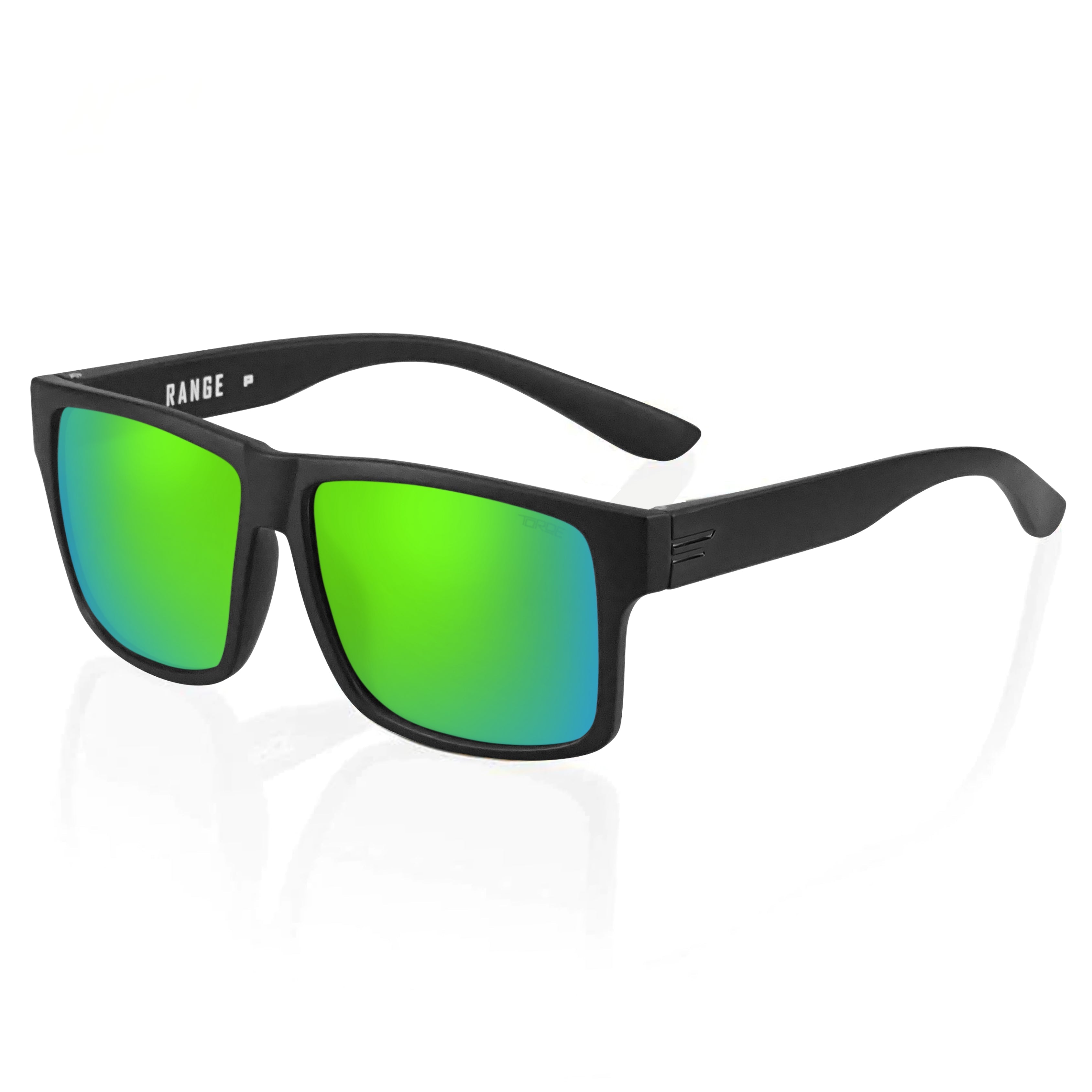 TOROE RANGE Polarized Sunglasses-RANGE-MBLK-B-GRN-Black-12