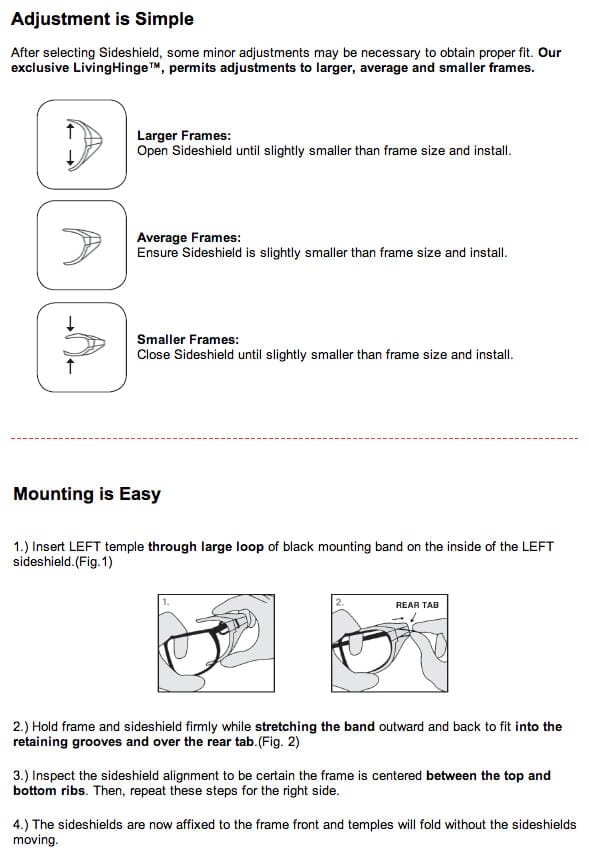 Safety Optical Universal Sideshields Compliance Safepack Plus (20 Pr. Pack)-CP-5226-Safety Glasses USA-5