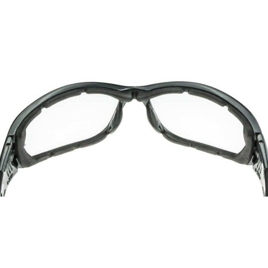 Crossfire 710 Foam Lined Safety Glasses with Crystal Brown Frame and Brown Anti-Fog Lens-CF-35117-Safety Glasses USA-3