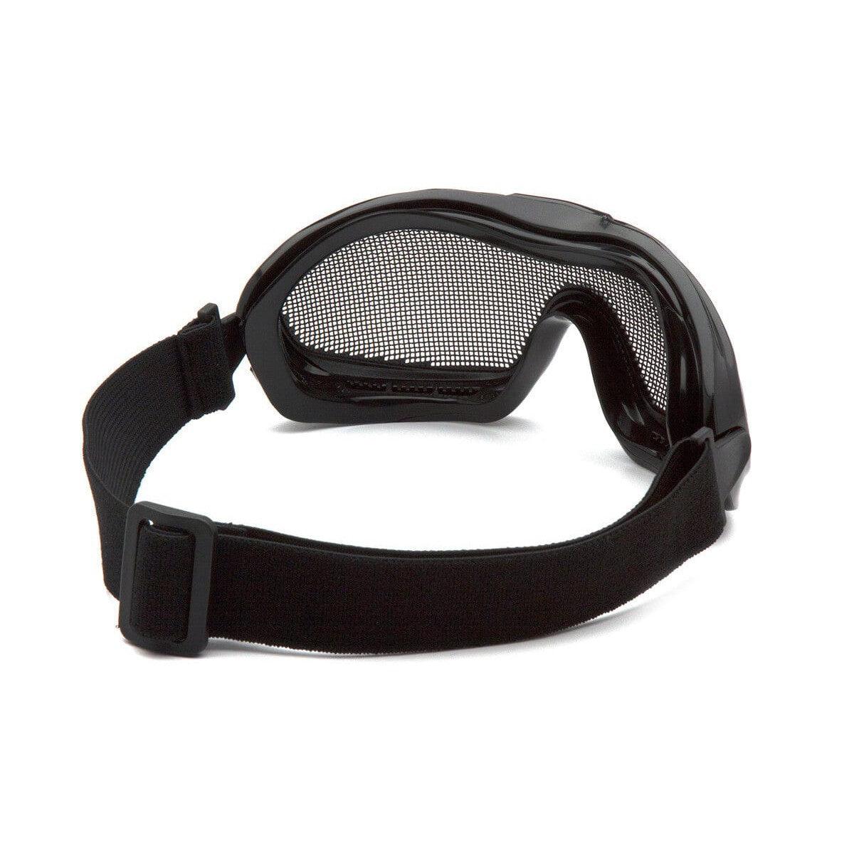Pyramex G9WMG Safety Goggles with Wire-Mesh Lens - Back View