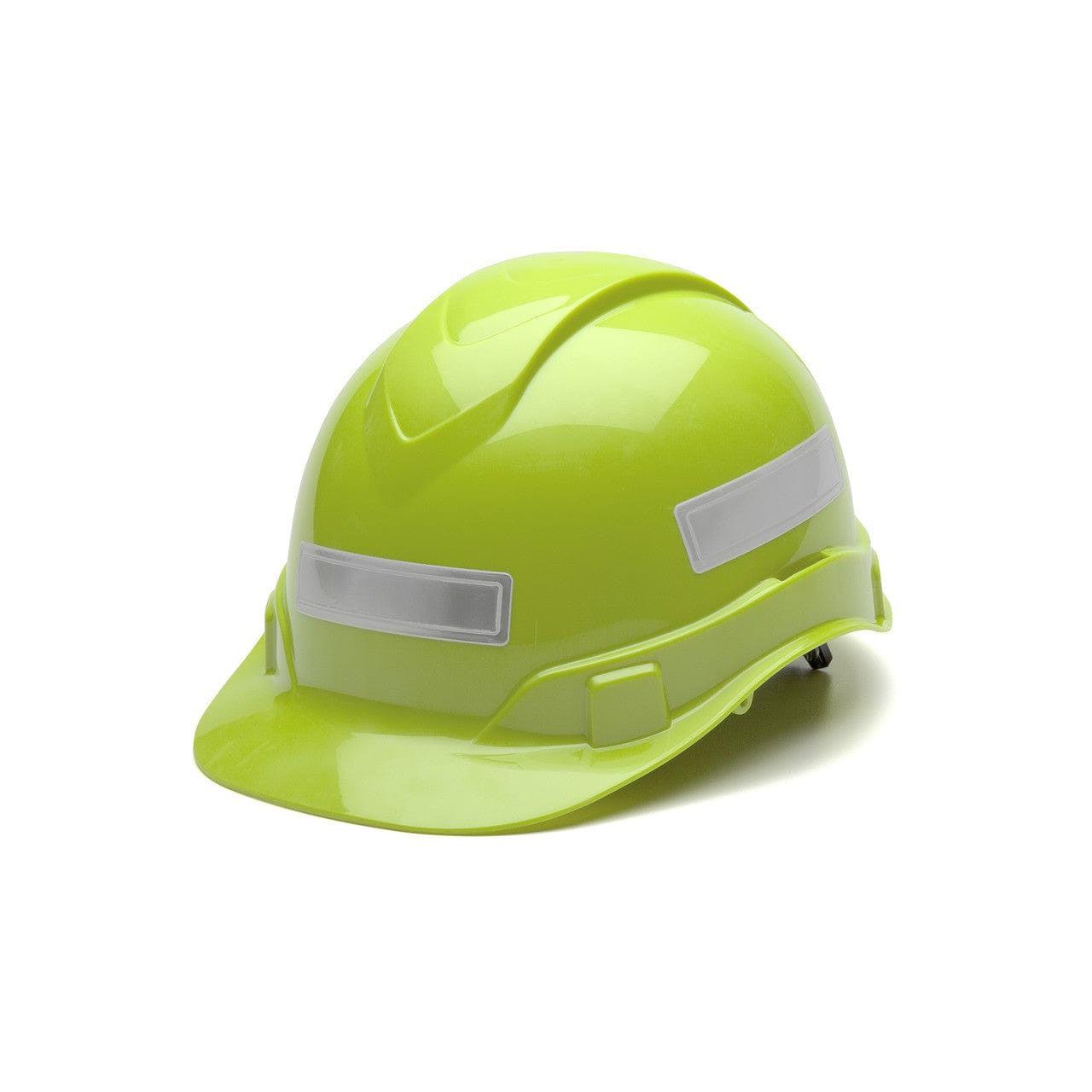Pyramex Adhesive Reflective Strips for Hard Hats - White