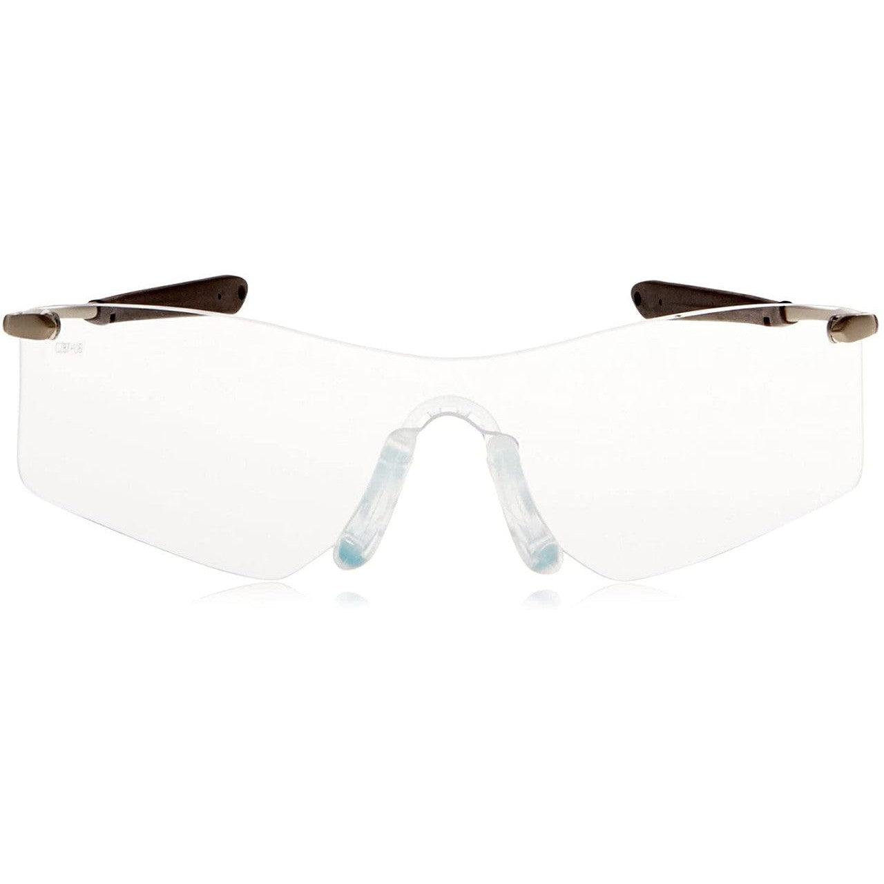 MCR Safety T4110AF Rubicon T4 Safety Glasses with Clear Anti-Fog Lens Front View