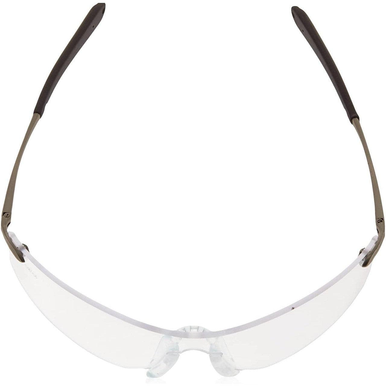 MCR Safety T4110AF Rubicon T4 Safety Glasses with Clear Anti-Fog Lens Top View