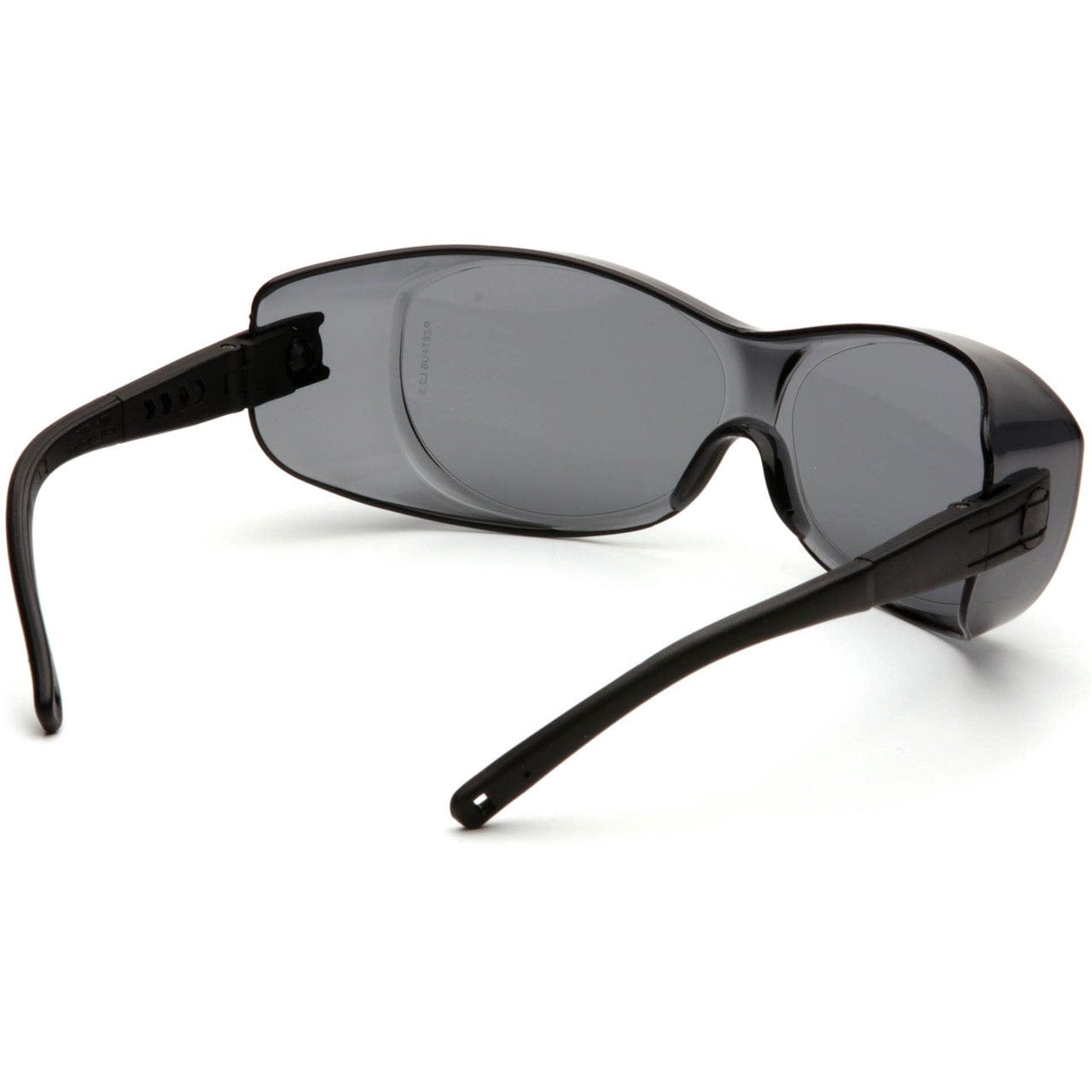 Pyramex S3520SJ OTS Safety Glasses Black Temples Gray Lens Inside View
