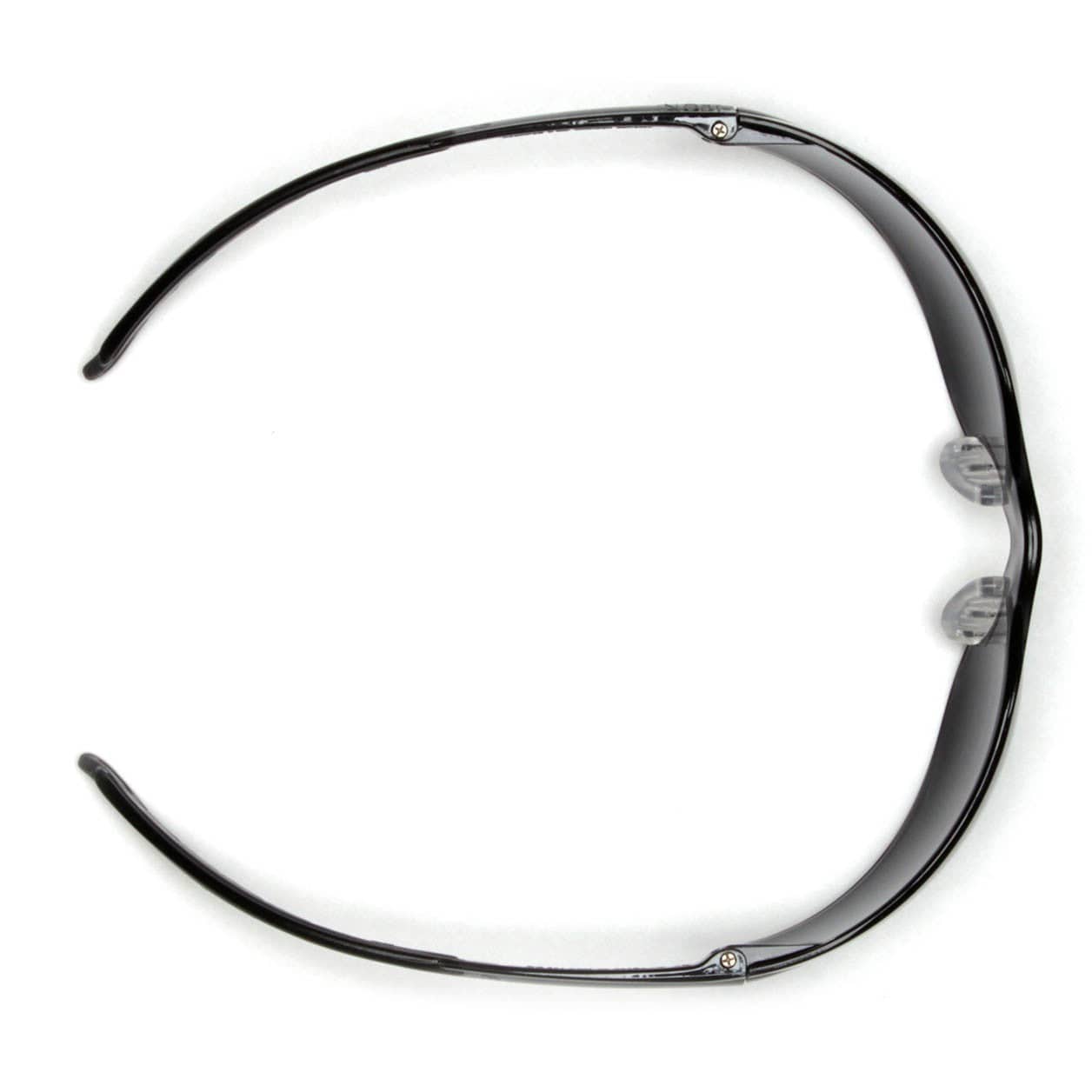 Pyramex Itek Safety Glasses with Gray Lens S5820S Top View