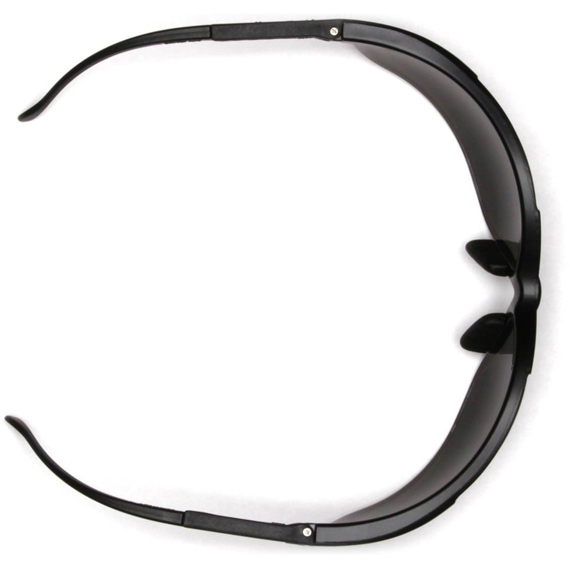 Pyramex Venture 2 Safety Glasses Black Frame Infinity Blue Lens SB1860S Top View