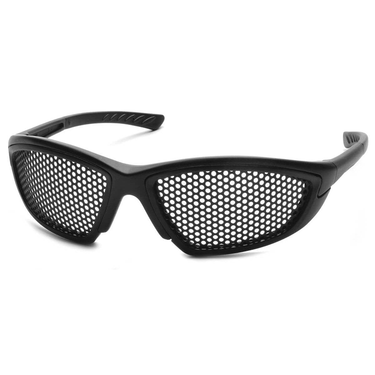 Pyramex Trifecta Safety Glasses with Punched-Steel Lens SB76WMD