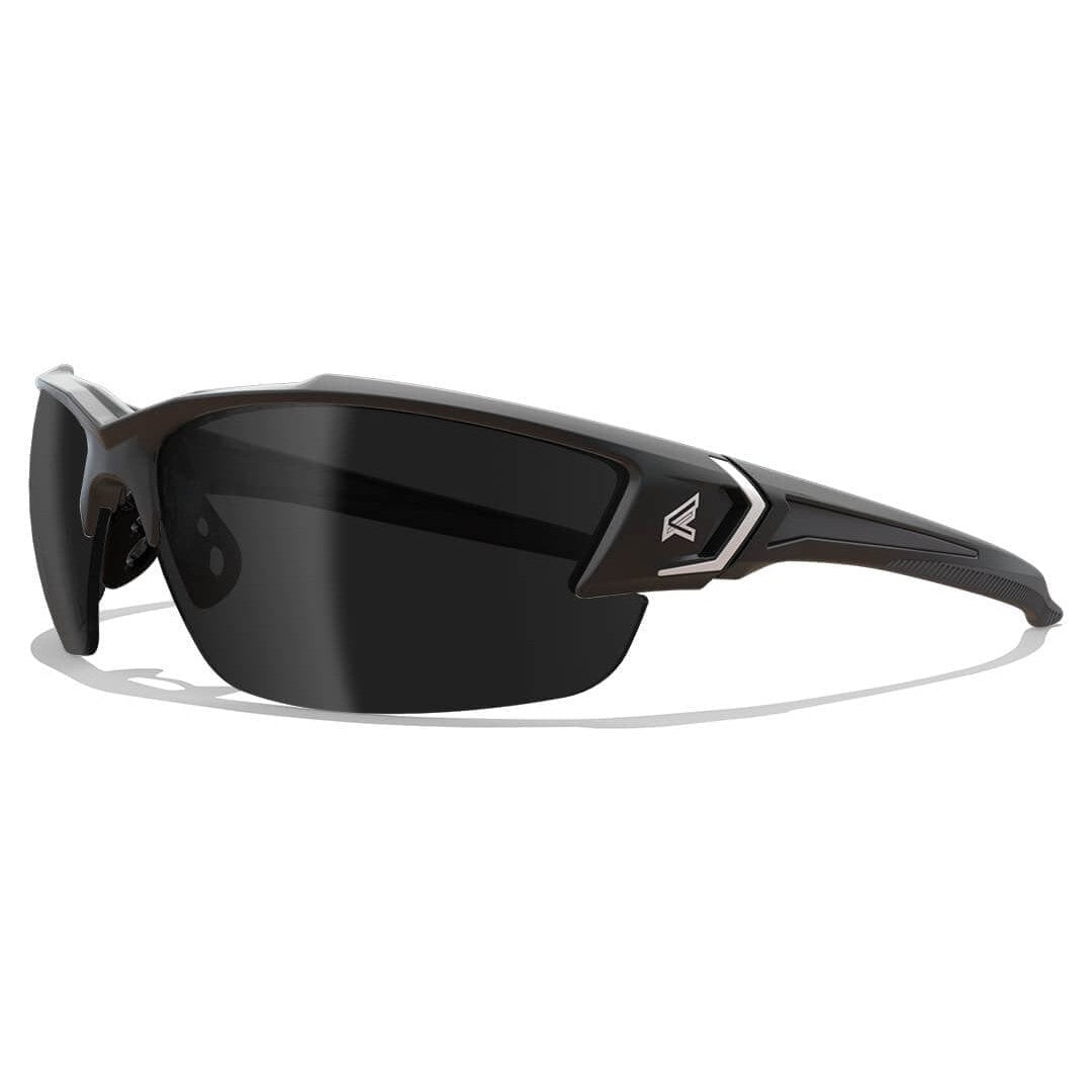 Edge Khor G2 Safety Glasses with Black Frame and Polarized Smoke Lens TSDK216-G2