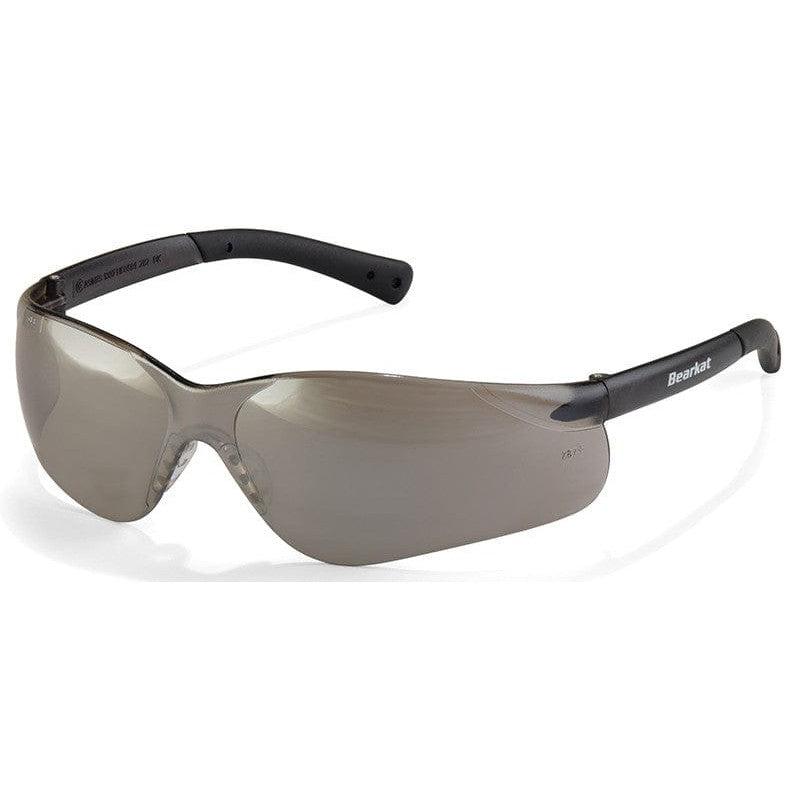 Crews Bearkat 3 Safety Glasses with Silver Mirror Lenses and Soft Gel Nose Pad