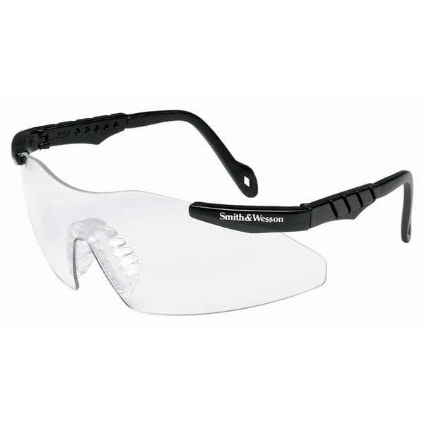 Smith & Wesson Magnum Safety Glasses with Black Frame and Clear Lens 19799
